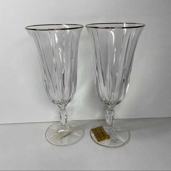 Noritake Dining Set Of 2 Noritake Full Lead Crystal Germany Iced